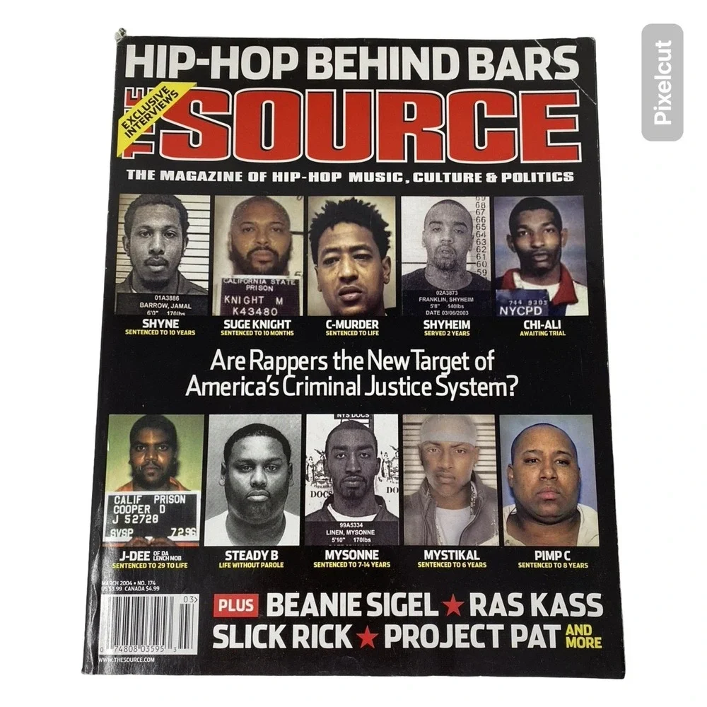 (Lot of 3) The Source Magazine Hip-Hop Behind Bars 1 2 3 Gucci C Murder Mystikal